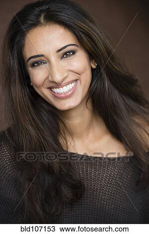 Smiling Indian woman View Large Photo Image Stock Image - Smiling Indian woman. Fotosearch