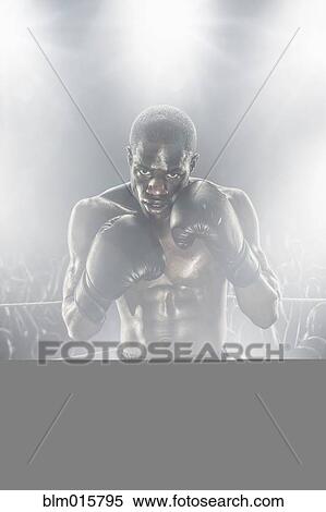 African American boxer in boxing ring View Large Photo Image Stock Photography - African American boxer in boxing ring. Fotosearch