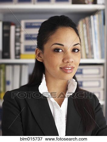 Stock Photo - Smiling businesswoman. Fotosearch