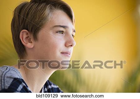 Caucasian boy smiling View Large Photo Image Stock Photo - Caucasian boy smiling. Fotosearch