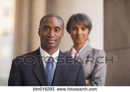 Black business people outdoors View Large Photo Image Stock Image - Black business people outdoors. Fotosearch