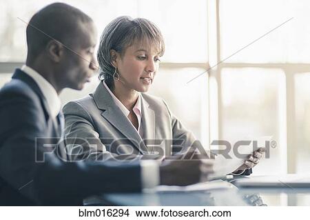 Black business people talking View Large Photo Image Picture - Black business people talking. Fotosearch
