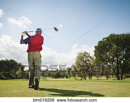 Black man playing golf View Large Photo Image Stock Photo - Black man playing golf. Fotosearch