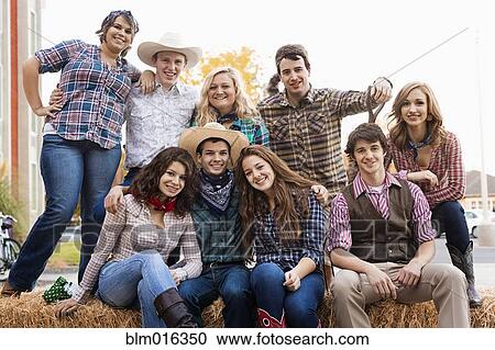 Students wearing country western outfits View Large Photo Image Stock Image - Students wearing country western outfits. Fotosearch