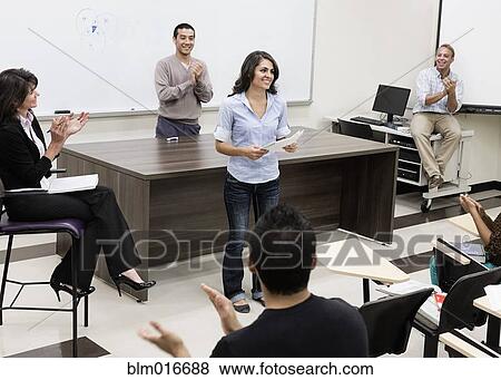 Student presenting paper to class View Large Photo Image Stock Photo - Student presenting paper to class. Fotosearch