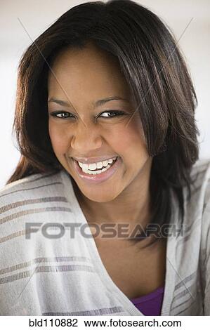 African American woman smiling View Large Photo Image Stock Image - African American woman smiling. Fotosearch
