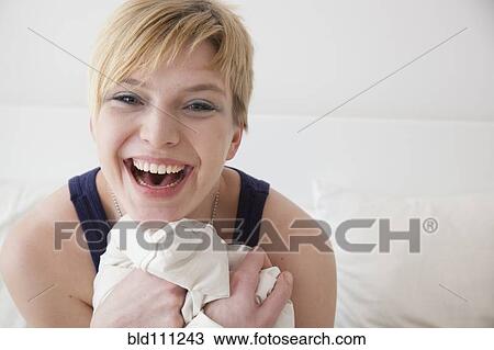 Caucasian woman smiling View Large Photo Image Stock Image - Caucasian woman smiling. Fotosearch
