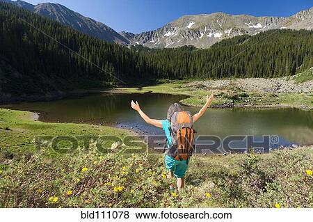 Hispanic hiker walking in rural landscape View Large Photo Image Stock Photo - Hispanic hiker walking in rural landscape. Fotosearch