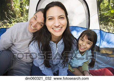 Hispanic family camping View Large Photo Image Stock Image - Hispanic family camping. Fotosearch