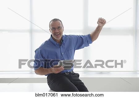 Caucasian businessman using tablet computer View Large Photo Image Stock Image - Caucasian businessman using tablet computer. Fotosearch