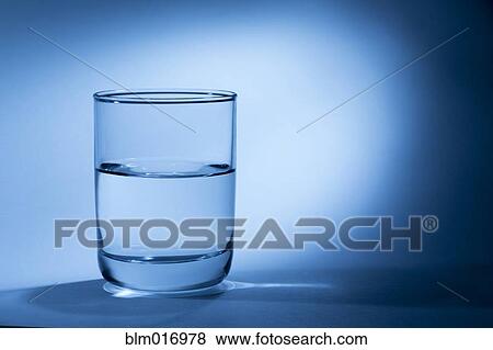Close up of glass of water View Large Photo Image Stock Photo - Close up of glass of water. Fotosearch