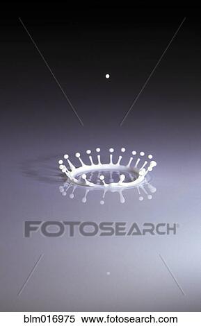 Close up of milk droplet splashing View Large Photo Image Stock Photography - Close up of milk droplet splashing. Fotosearch