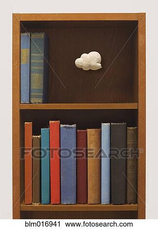 Cloud floating in bookshelf View Large Photo Image Stock Image - Cloud floating in bookshelf. Fotosearch
