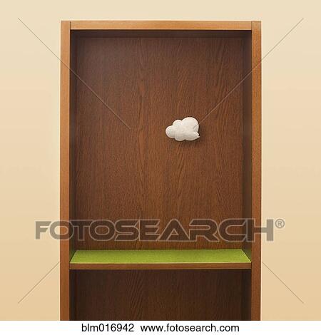 Cloud floating in empty bookshelf View Large Photo Image Stock Image - Cloud floating in empty bookshelf. Fotosearch