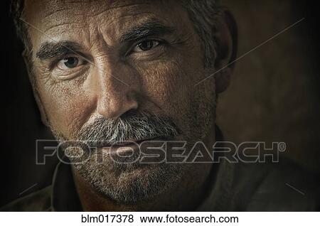 Caucasian man's grizzled face View Large Photo Image Stock Photo - Caucasian man's grizzled face. Fotosearch