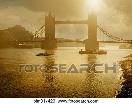 Silhouette of Tower Bridge, London, England View Large Photo Image Stock Image - Silhouette of Tower Bridge, London, England. Fotosearch