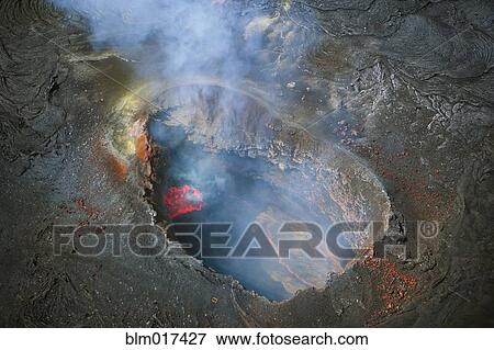 Volcano letting off steam, Kilauea, Hawaii, United States View Large Photo Image Stock Photo - Volcano letting off steam, Kilauea, Hawaii, United States. Fotosearch