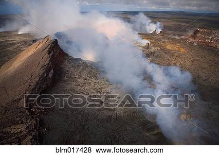 Volcano letting off steam, Kilauea, Hawaii, United States View Large Photo Image Stock Photo - Volcano letting off steam, Kilauea, Hawaii, United States. Fotosearch