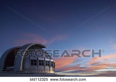 Observatory under colorful sunset sky, Mauna Kea, Hawaii, United States, View Large Photo Image Stock Photography - Observatory under colorful sunset sky, Mauna Kea, Hawaii, United States, . Fotosearch