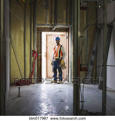 African American worker on site View Large Photo Image Stock Photo - African American worker on site. Fotosearch