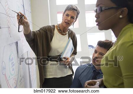 Business people talking in office View Large Photo Image Stock Image - Business people talking in office. Fotosearch
