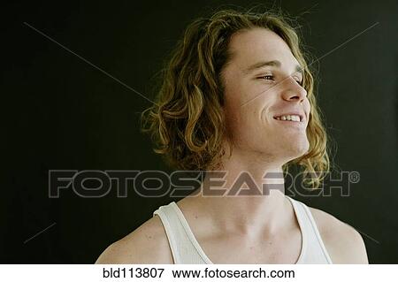 Caucasian man smiling View Large Photo Image Stock Photo - Caucasian man smiling. Fotosearch