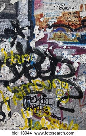 Picture - Close up of urban graffiti on wall. Fotosearch