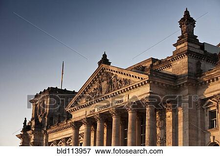 Columned building with statues, Berlin, Germany View Large Photo Image Stock Photo - Columned building with statues, Berlin, Germany. Fotosearch