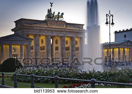 Fountain and columned building, Berlin, Germany View Large Photo Image Stock Image - Fountain and columned building, Berlin, Germany. Fotosearch