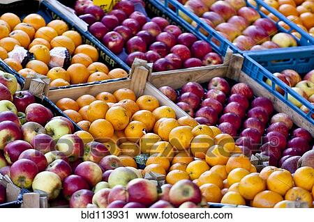 Fruit for sale in outdoor market View Large Photo Image Stock Image - Fruit for sale in outdoor market. Fotosearch