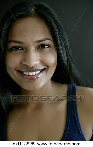 Indian woman smiling View Large Photo Image Stock Photography - Indian woman smiling. Fotosearch