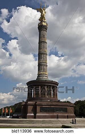 Ornate statue overlooking square, Berlin, Germany View Large Photo Image Stock Photograph - Ornate statue overlooking square, Berlin, Germany. Fotosearch