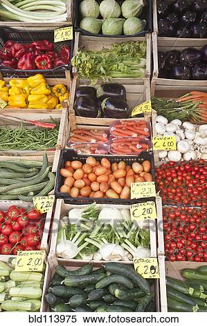 Produce for sale in outdoor market View Large Photo Image Stock Photography - Produce for sale in outdoor market. Fotosearch