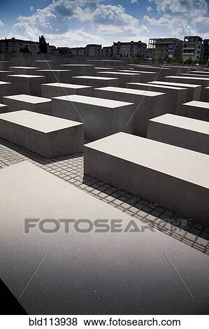 Stock Photo - Rectangles in concrete city park, Berlin, Germany. Fotosearch