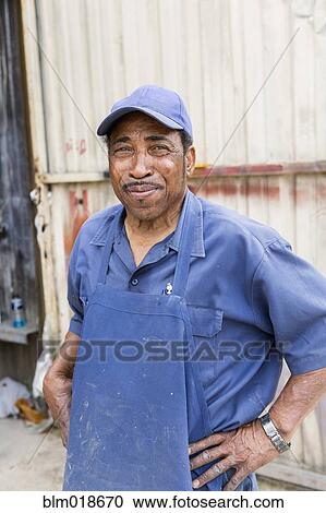 African American worker smiling View Large Photo Image Stock Image - African American worker smiling. Fotosearch