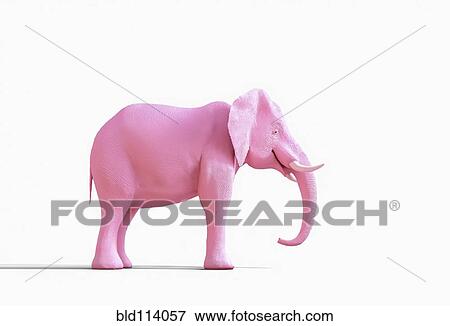 Pink elephant statue View Large Photo Image Stock Photo - Pink elephant statue. Fotosearch