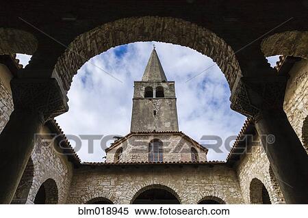 Bell tower in Basilica of Euphrasius, Porec, Istria, Croatia View Large Photo Image Stock Photography - Bell tower in Basilica of Euphrasius, Porec, Istria, Croatia. Fotosearch