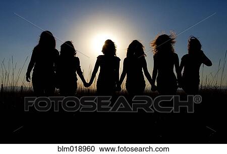 Stock photography silhouettes — 1