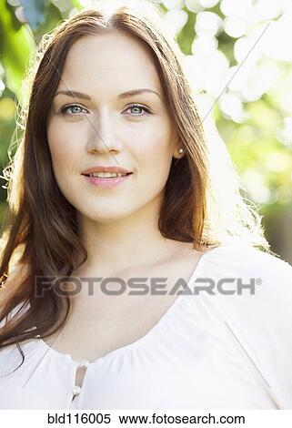 Caucasian woman smiling View Large Photo Image Stock Photography - Caucasian woman smiling. Fotosearch