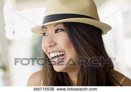 Mixed race woman smiling View Large Photo Image Stock Photo - Mixed race woman smiling. Fotosearch