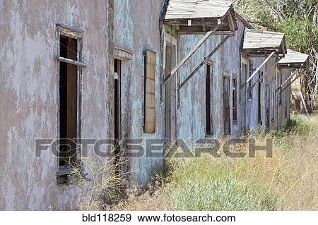 Stock Photo - Abandoned Motel Rooms. Fotosearch