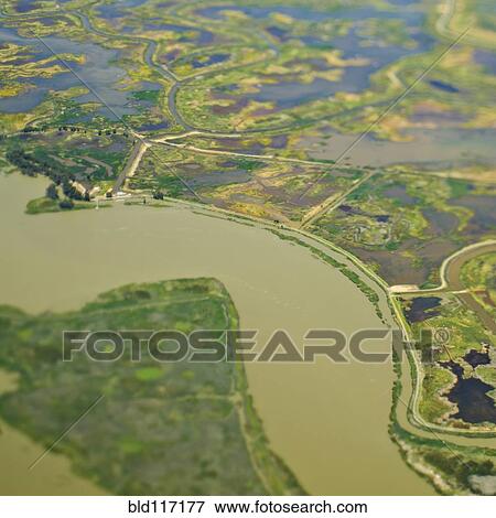 Aerial View of a Flood Plain View Large Photo Image Stock Photo - Aerial View of a Flood Plain. Fotosearch