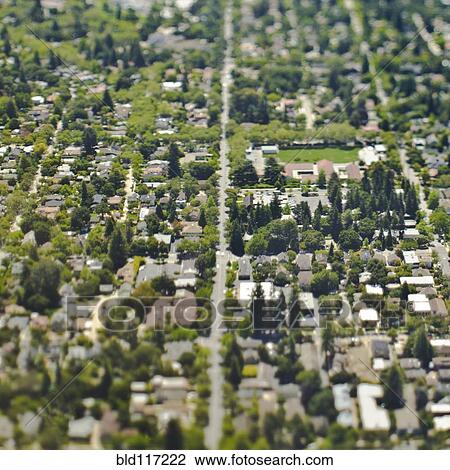 Aerial View of a Suburban Neighborhood View Large Photo Image Stock Image - Aerial View of a Suburban Neighborhood. Fotosearch