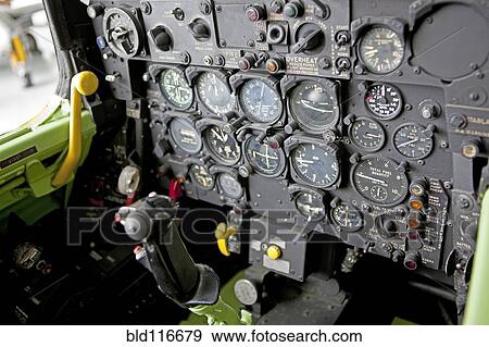 Aircraft Instrument Panel View Large Photo Image Stock Photo - Aircraft Instrument Panel. Fotosearch