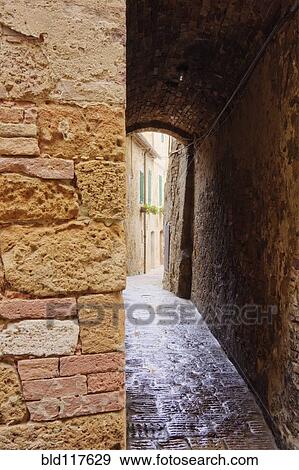 Arched Passageway View Large Photo Image Stock Photo - Arched Passageway. Fotosearch