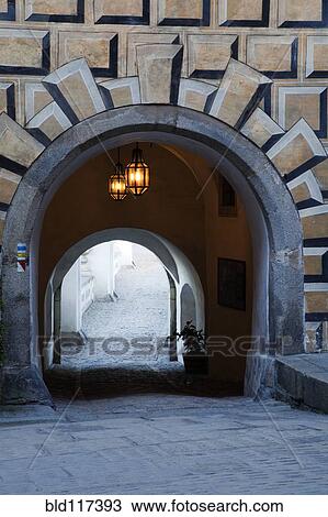 Arched Walkway View Large Photo Image Stock Image - Arched Walkway. Fotosearch
