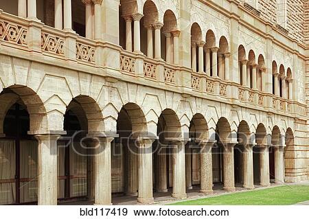 Arches and Columns in a Building View Large Photo Image Stock Photo - Arches and Columns in a Building. Fotosearch