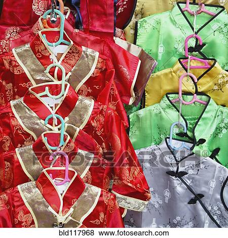 Asian Clothes For Sale View Large Photo Image Stock Photo - Asian Clothes For Sale. Fotosearch