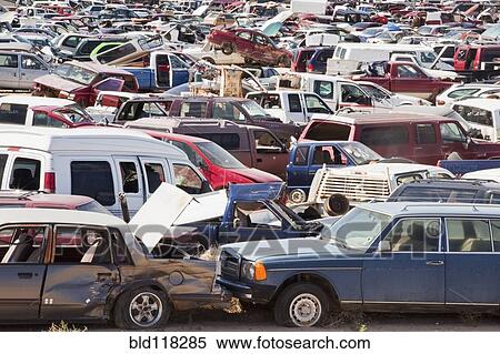 Auto Salvage Yard View Large Photo Image Stock Photography - Auto Salvage Yard. Fotosearch