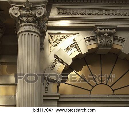 Baroque Column and Arch View Large Photo Image Stock Photo - Baroque Column and Arch. Fotosearch